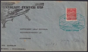 F-EX24308 BRAZIL BRASIL 1933 CONDOR ZEPPELIN TO GERMANY. JUN / 1933.  - Picture 1 of 2