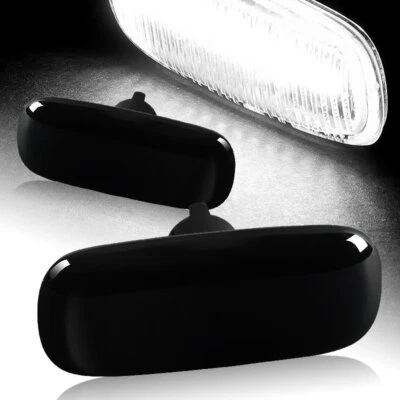 For Audi A3 A4 A6 A8 TT Turn Signal Side Marker Light Lamp Smoke Lens White LED - Image 1 of 4