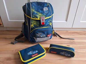 Schulrucksack 🎒 Ranzen Step by Step Polizei inkl. Federtasche - Bild 1 von 10