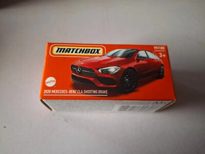 Matchbox Power Grabs: 2020 Mercedes Benz CLA Shooting Brake rot OVP - Bild 1 von 2