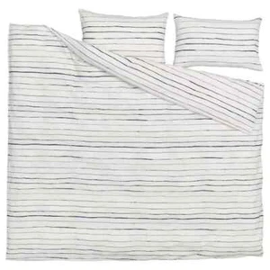 Ikea Pagodtrad King Duvet cover and pillowcases Stripes White Blue - Picture 1 of 7