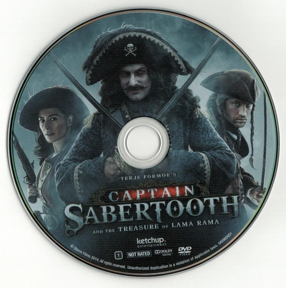 Captain Sabertooth and the Treasure of Lama Rama (DVD disc) 2014 - Image 1 of 1