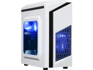 Gaming Computer Custom PC Desktop Ryzen Radeon 16GB RAM 4.4 Ghz 500GB White PC - Picture 1 of 9