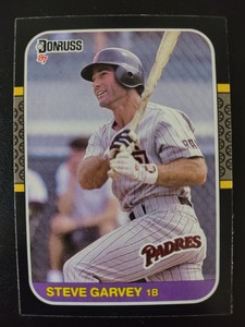 Steve Garvey - San Diego Padres - 1987 Donruss Baseball Card #81