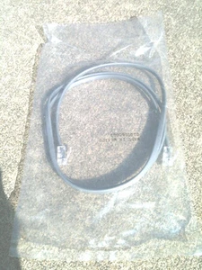 37in NEW Telephone Cord Cable Wire 6P4C RJ11 DSL Modem Data Phone Silver 4-Wire - Picture 1 of 4