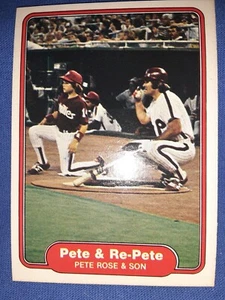 1982 Fleer - Pete Rose, Pete Rose Jr. #640 (RC) - Bild 1 von 1