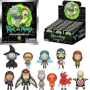 Rick and Morty clip borsa 3D 10th Anniversary S5 - 1 figura casuale - Foto 1 di 3