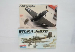 Lot Of 2 VTG  Model Airplane kits 1:72 & 1:48 Scale  NEW FACTORY SEALED - Picture 1 of 4