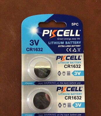 2 PIEZAS CR1632 DL1632 BR1632 3V Batería Litio Botón Celda Moneda para Coche Control Remoto Foto 1 de 4