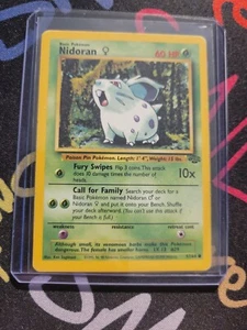 Pokémon TCG Nidoran Jungle 57/64 Regular Unlimited Common - Picture 1 of 9
