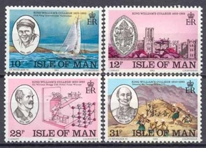 Isle of Man 1983 Yvert #233/36 Centenary King William College MNH-VF - Picture 1 of 1