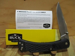 NIB - Buck USA 110 Slim Select Folding Pocket Knife In Black - 11878 - Picture 1 of 9