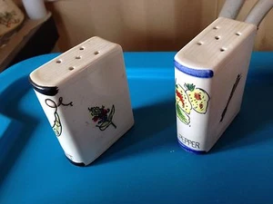 seldom seen vintage salt and pepper shaker(s) set,BOOKS,matches a spice set - Picture 1 of 5