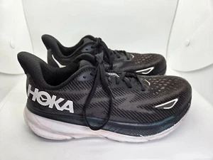 Hoka One One Clifton 9 Schuhe Herren 8 D schwarz Laufen Sport Unterstützung Turnschuhe - Bild 1 von 7