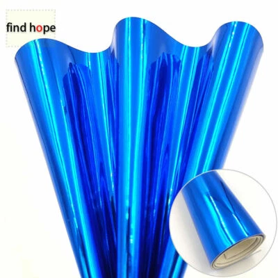 Bows Bag Foil Material Sheets Metallic Mirror Faux Leather PU Leatherette Fabric - Image 1 of 4