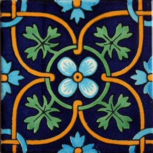 2" x 2" 36 pcs Soyopa Mexican Clay Tile Handmade Talavera Backsplash Mosaic - Image 1 of 1