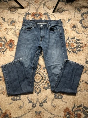 Calça jeans casual Levis 527 masculina 32x32 azul bootcut lavagem média - Imagem 1 de 4