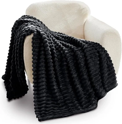 GC GAVNO CAVAILIA Fleece Throw Blanket | Soft Fluffy Throws For Sofas, Bed - Image 1 of 4