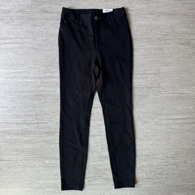 INC International Concepts Skinny Leg Ponte Pull On Pants Jeggings NWT 6P Black - Image 1 of 4