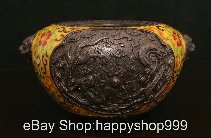 中国风景泰蓝壶| eBay