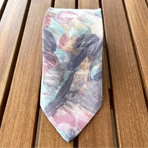 Roberto London ~ Corbata con estampado de acuarela ~ 3” de ancho - Imagen 1 de 4