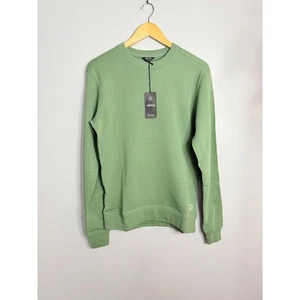 Allbirds R&R Sweatshirt Mens XS Green Hazy Cargo Pullover Pima Cotton - Picture 1 of 7