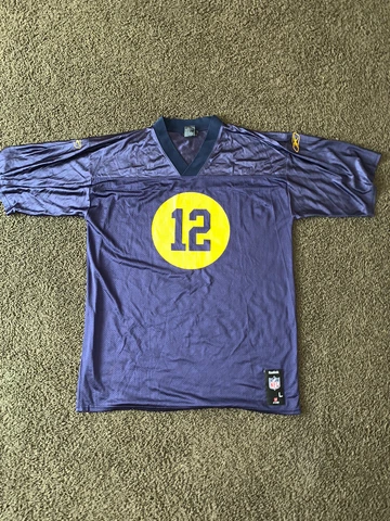 Reebok Green Bay Packers NFL Acme Throwback Jersey Aaron Rodgers #12 Mens Large Cover