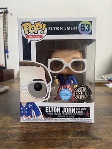 Elton John - Red, White & Blue Glitter Funko Pop - Bild 1 von 5