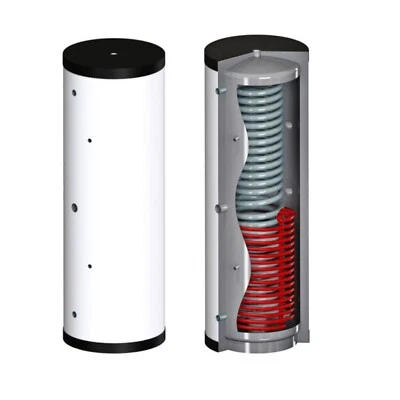 Hot Water Buffer Storage 500 Liters Hygiene Storage With A Heat Exchanger - Image 1 of 3