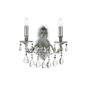 Gioconda ap2 argento applique fusione metallo pendagli ed elementi in cristallo - Foto 1 di 1