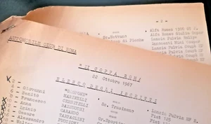 1967 2° COPPA ROMA GARA di REGOLARITA' ELENCO ISCRITTI PILOTI SCUDERIA VETTURE - Imagen 1 de 1