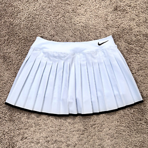 Nike Skirt Womens Medium Blue Skort Shorts Pleated Tennis Court Victory Active