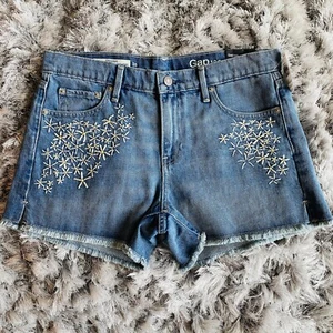 GAP 1969 Women’s Summer Denim Shorts Size W 28” - Picture 1 of 12