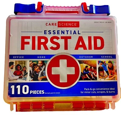 First Aid Kit - For Office, Home, Outdoors, Camping and School. (110 Pieces) - Image 1 of 4