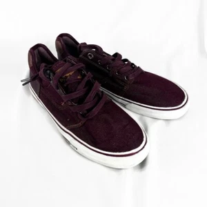 Levis Mens Athletic Shoes 10.5 Maroon Red Skater Casual - Picture 1 of 5