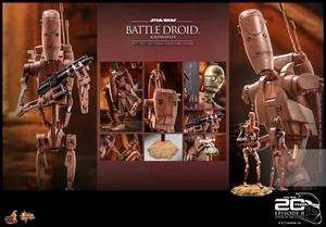 HOT TOYS MMS 649 STAR WARS II : ATTACK OF THE CLONES β BATTLE DROID (GEONOSIS) - Picture 1 of 17
