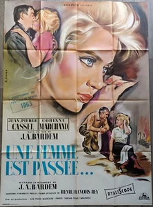 AFFICHE 120X160/UNE FEMME EST PASSÉE/JUAN ANTONIO BARDEM/CORINNE MARCHAND/ALLARD - Picture 1 of 1