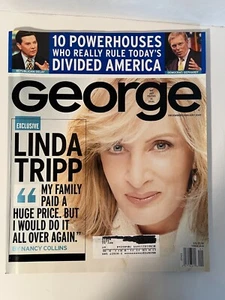 Vintage George Magazine Cover Linda Tripp Dec / Jan  2001 Final Issue - Picture 1 of 4