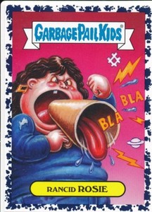 3B RANCID ROSIE 2019 Garbage Pail Kids Hate 90's TV BRUISED ROSEANNE