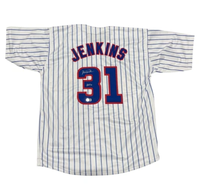Fergie Jenkins Signed Chicago Cubs Custom Jersey w/ HOF 91 Beckett Wit BAS COA - Image 1 of 3