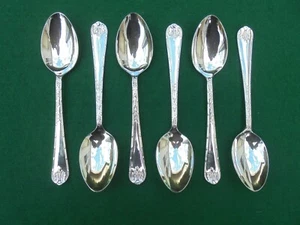 RODD SILVER PLATE ACANTHUS DESSERT SPOONS NEW UNUSED - Picture 1 of 6