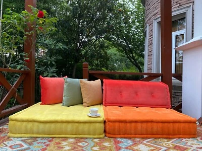 Indoor Mah Jong sofa Modular Couch Buildable Sectional Single Seater + Mat Set - Image 1 of 4