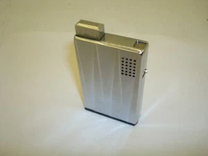 VINTAGE RONSON QUARTZ ELECTRONIC LIGHTER ADJUSTABLE FLAME COLOR SILVER - Picture 1 of 3