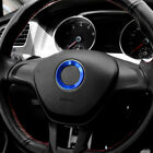 Car Steering Wheel Logo Trim Ring Sticker Badge Fit VW Golf Jetta Polo CC Blue