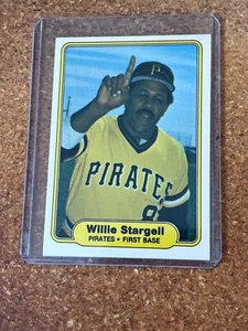 1982 Fleer Baseball # 499 Willie Stargell - Picture 1 of 4