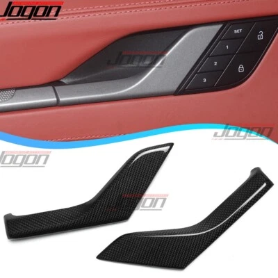Real Carbon Interior Door Handle Trim For Porsche 911 992 GTS Carrera 4S GT3 21+ - Image 1 of 4