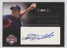 2007 TRISTAR Prospects Plus Farm Hands Authentic Auto Ross Detwiler #FH-RD Auto