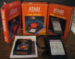Atari 2600 Star Raiders with Keypad Manual and Boxes / Missing Comic Book - 1982 - Picture 1 of 10