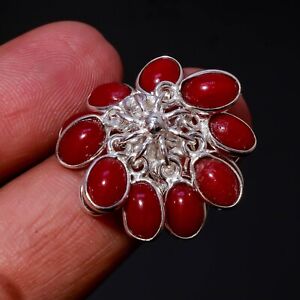 Red Carnelian Gemstone Handmade Ethnic Anniversary Gift Jewelry Bezel Ring MR 42