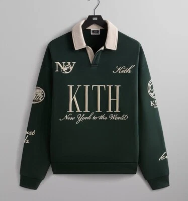 Pullover Kith New York NY Nelson con cuello en estadio para hombre talla XXL 2024 Foto 1 de 4